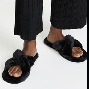Larroude
Cali Faux Fur Mules